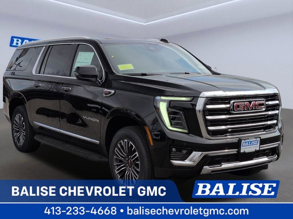 2026 GMC Yukon XL Elevation in Onyx Black — front three-quarter view