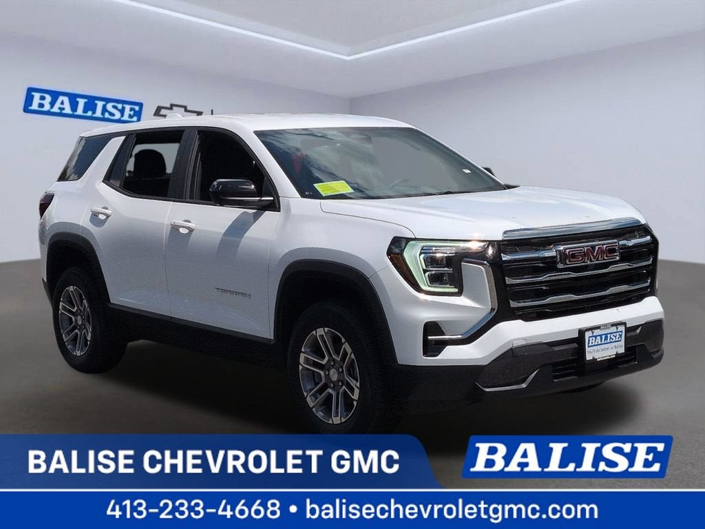 2026 GMC Terrain Elevation in Summit White — front three-quarter view