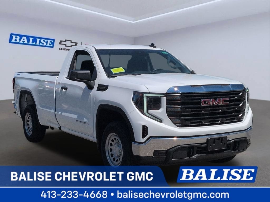 2026 GMC Sierra 1500 Pro in Summit White — front three-quarter view